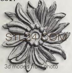 Розетки (ROSETTE_1251 -  | 3D model 3DSMAX / OBJ / STL) 3D модель для ЧПУ станка